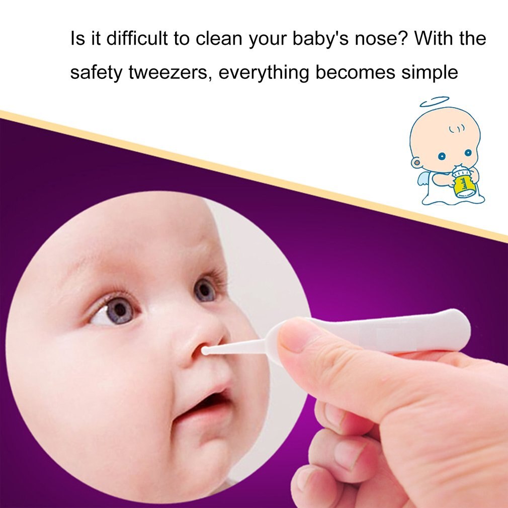 Pincettes de nettoyage en plastique pour bébé, pince à oreilles pour -né, spécial, pince à nez