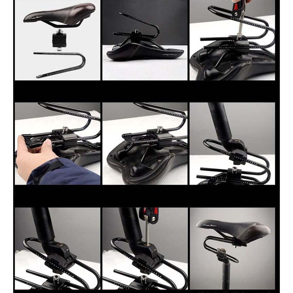 Vélo réglable ressort acier amortisseur siège vtt Cycle Scooter selle dispositif de Suspension vélo bricolage outils