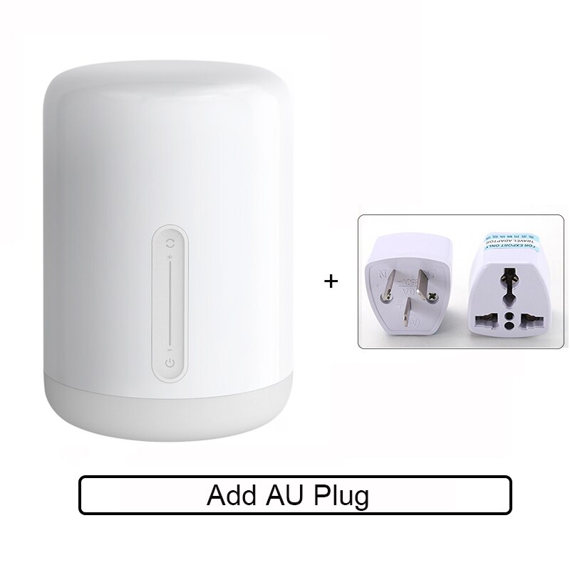 Xiao mi mi jia lampe de chevet 2 lumière intelligente commande vocale Bluetooth WiFi connexion contrôle tactile pour mi maison App Apple Homekit Siri: Add AU Plug