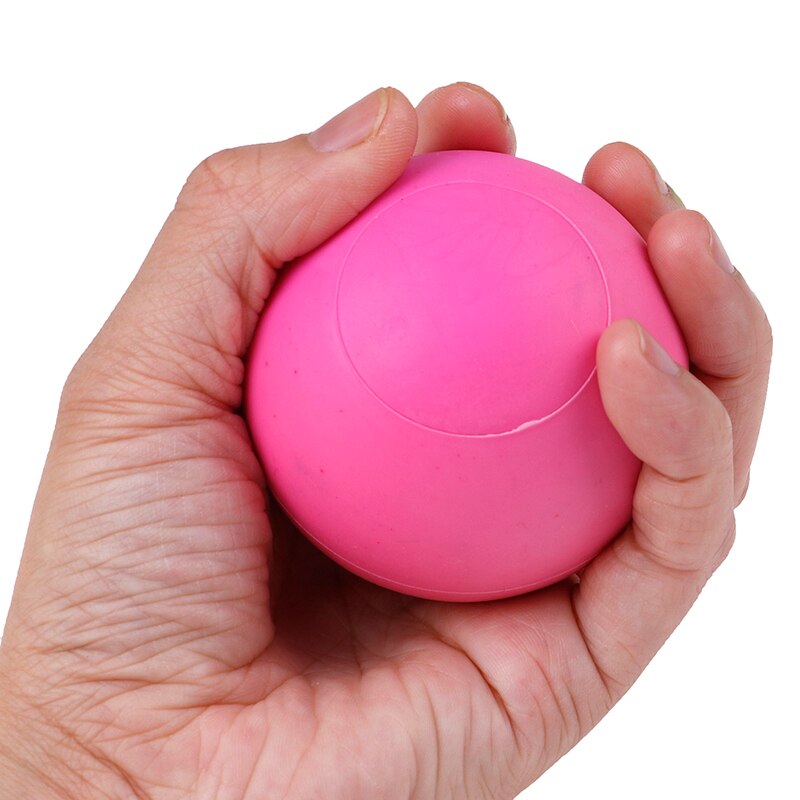 1Pcs Fitness Massage Ball TPE Rubber Hockey Lacrosse Ball 63mm Trigger Point Relaxation Self Massage
