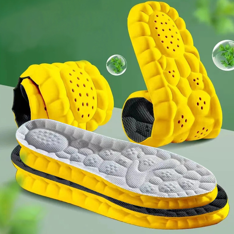 New sports insoles for shoes, men's and women's, memory foam insole, soft mesh, breathable, deodorant, running shoe pad, orthopedic insole cushion