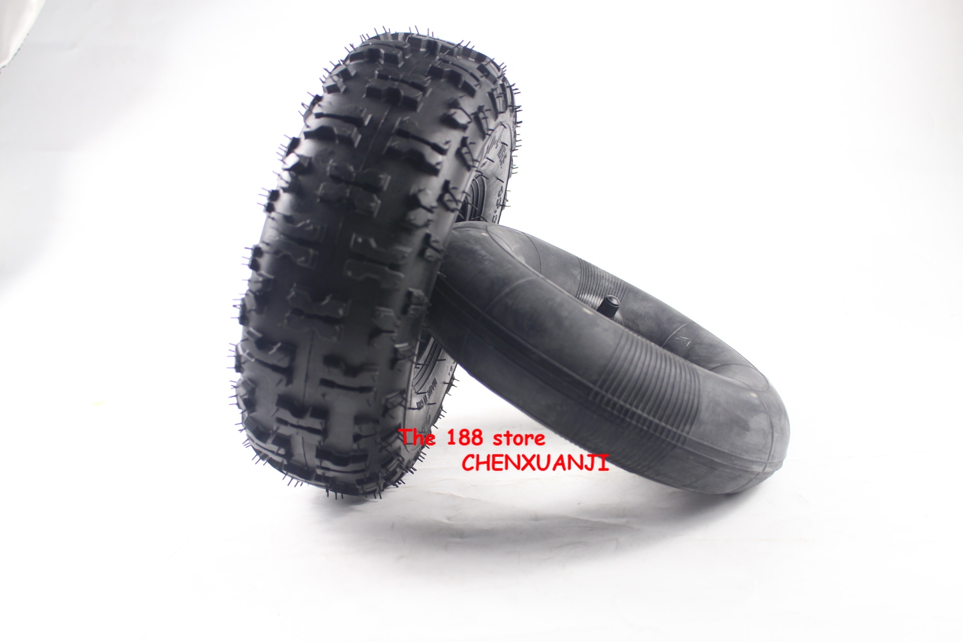 Alto rendimiento 4,10-4 410-4 ATV Quad Go Kart 47cc 49cc Chunky 4,10-4 tubo interno de neumáticos