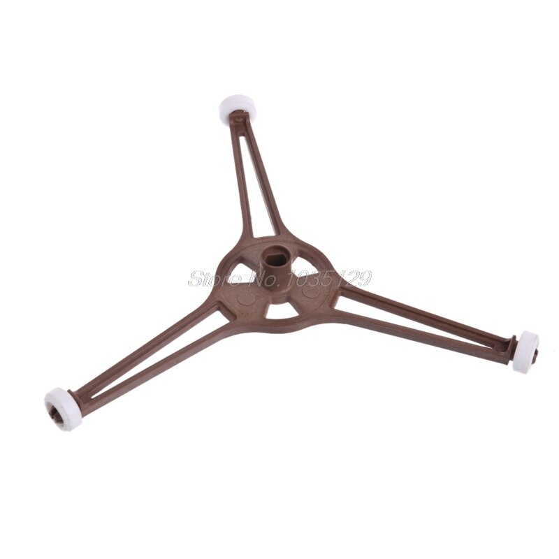 Microwave Oven Triangle Shaped Tray For Microwave Parts 24.5cm Flat Glass Plate Whosale