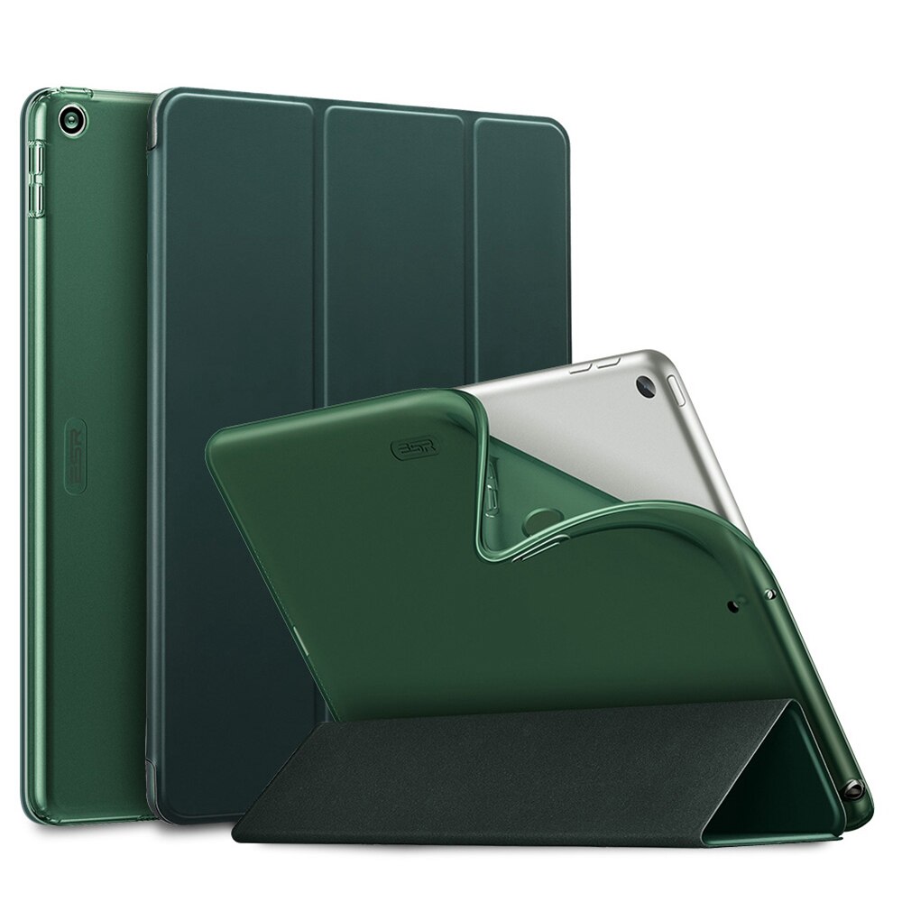 ESR iPad Cover for iPad Mini 5 iPad Pro 10.5'' iPad Air 3/iPad 7th iPad Air TPU Touch Auto Wake Sleep Smart Case: Green / 2019 iPad 7th