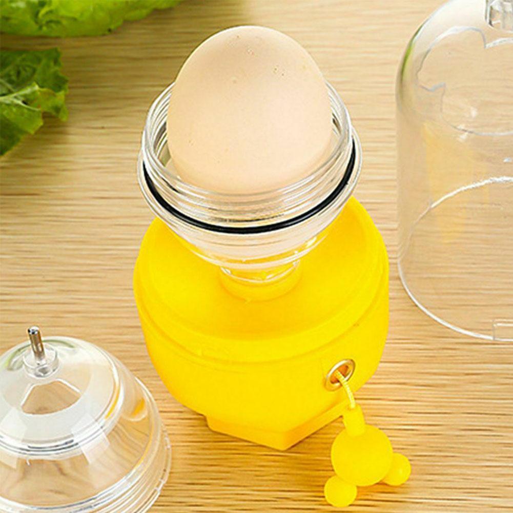 Hand Powered Golden Egg Maker Inside Mixer Kitchen Cooking Gadget Portable Egg Cooker Tool Egg Scrambler Shaker