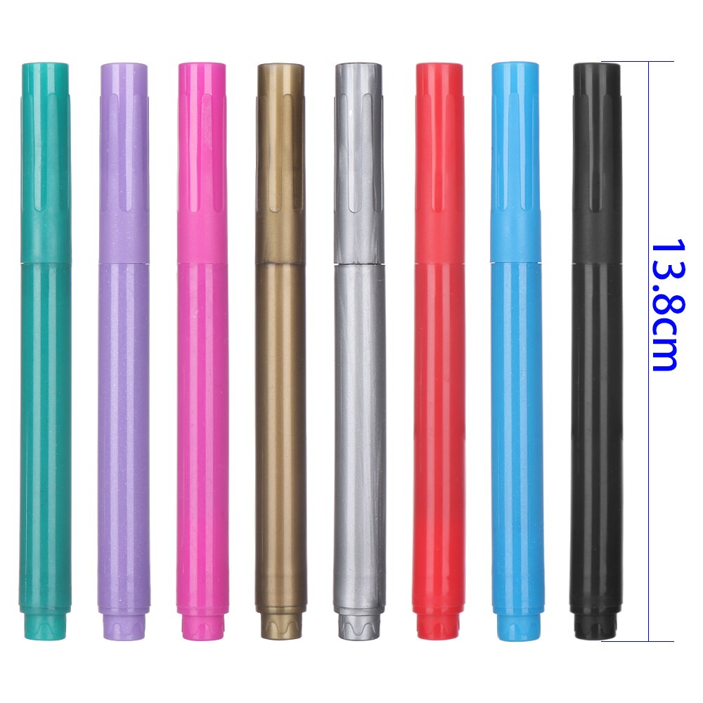 Stylos en verre métallique Non toxique, marqueurs à vin pour événements de mariage, bricolage vin votre tasse ou de bouteille en verre peint à la main 1 pièces