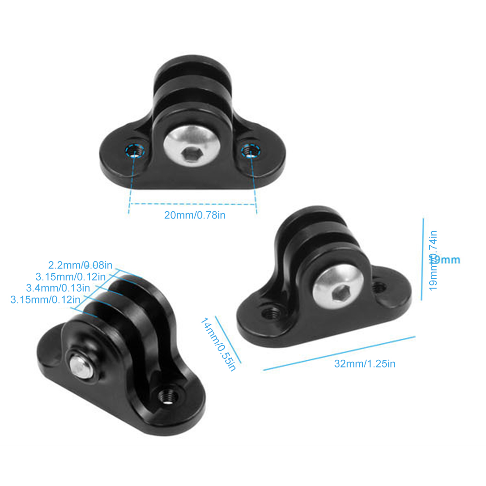 1-3PCS Bicycle Computer Holder For Garmin Gopro Bike Camera Mount Holder Bracket Aluminum Alloy Holder Camera Fixing Base