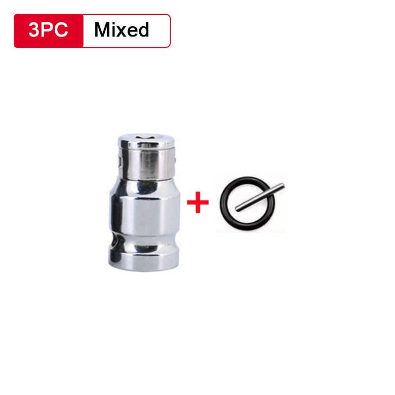 1/2" Square To 1/4" Hex Ratchet Socket Set Universal Wrench Socket Adapter Spanner Set Drive Converter Impact Hand Tool Kit: 05