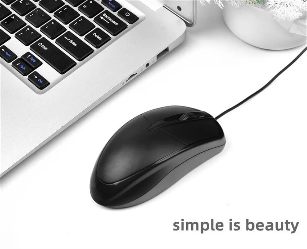 Xiaomi USB-Kabel-Computermaus, optische Maus, Gamer, PC, Laptop, Notebook, Computermaus, Mäuse für den Heimgebrauch im Büro