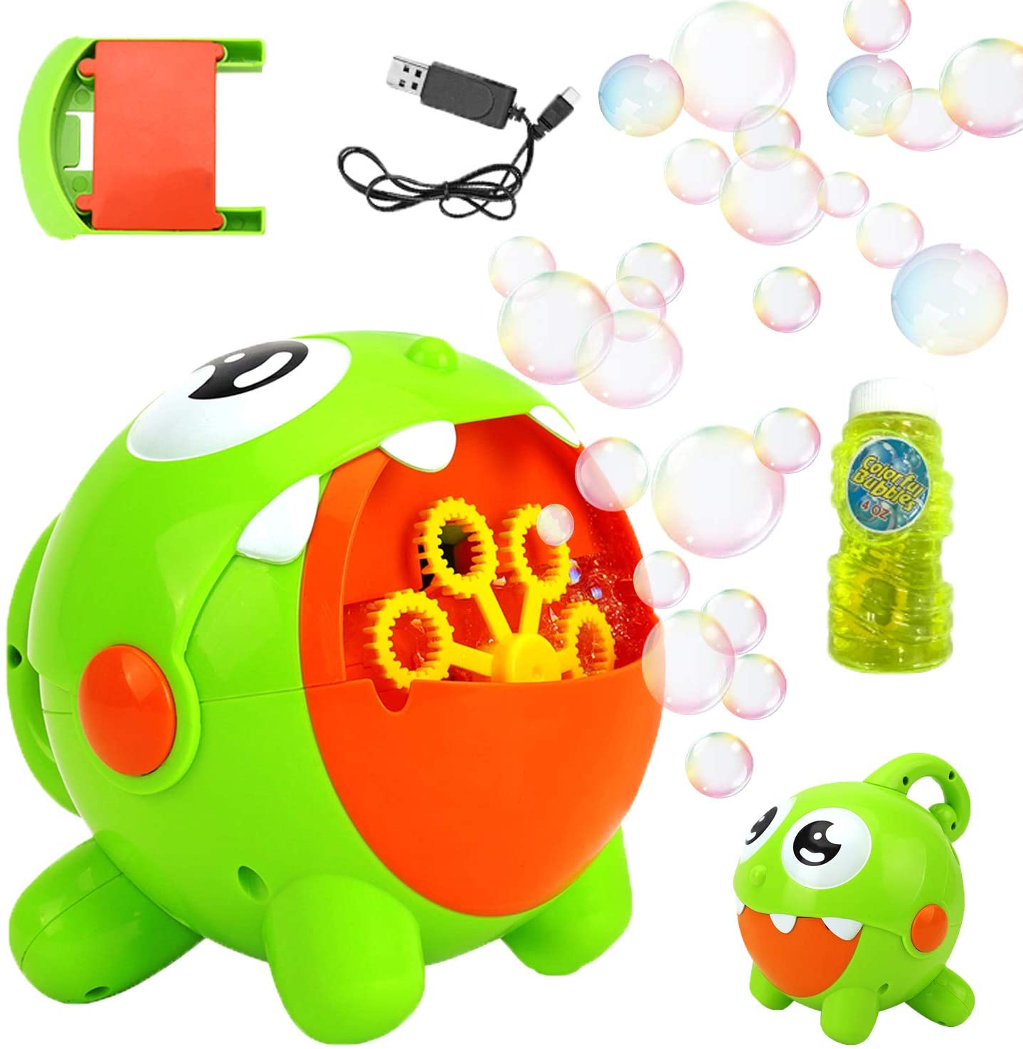 Blase Maschine, Blase Spielzeug für Kinder Automatische Blase Maschine 3000 Blasen Pro Minute, langlebig Blase Gebläse für Kinder, Party, Hochzeit: Default Title