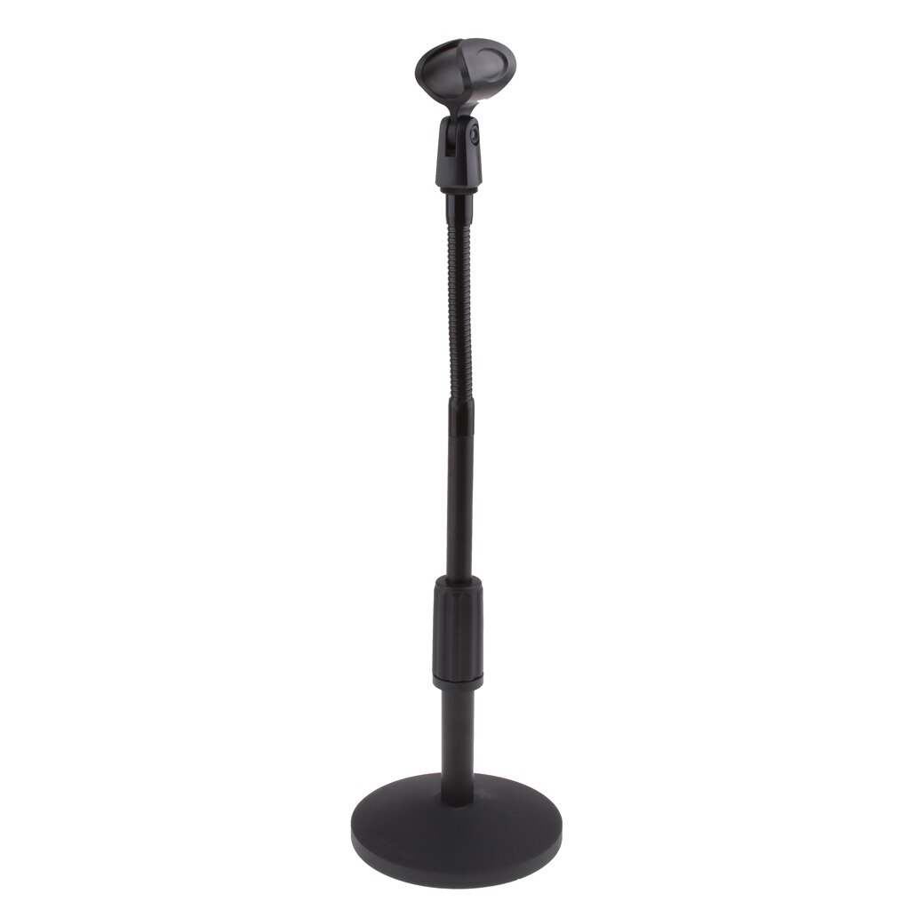 Foldable Desktop Tripod Microphone Stand, 360° Adjustable Rack for Recording Podcast or Desktop