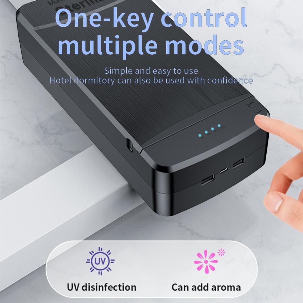 Draagbare Uv Sterilisator Box Make-Up Borstel Masker Ultraviolet Schoonmaken Kiemdodende Sterilisatie Case Cleaning Desinfectie Case