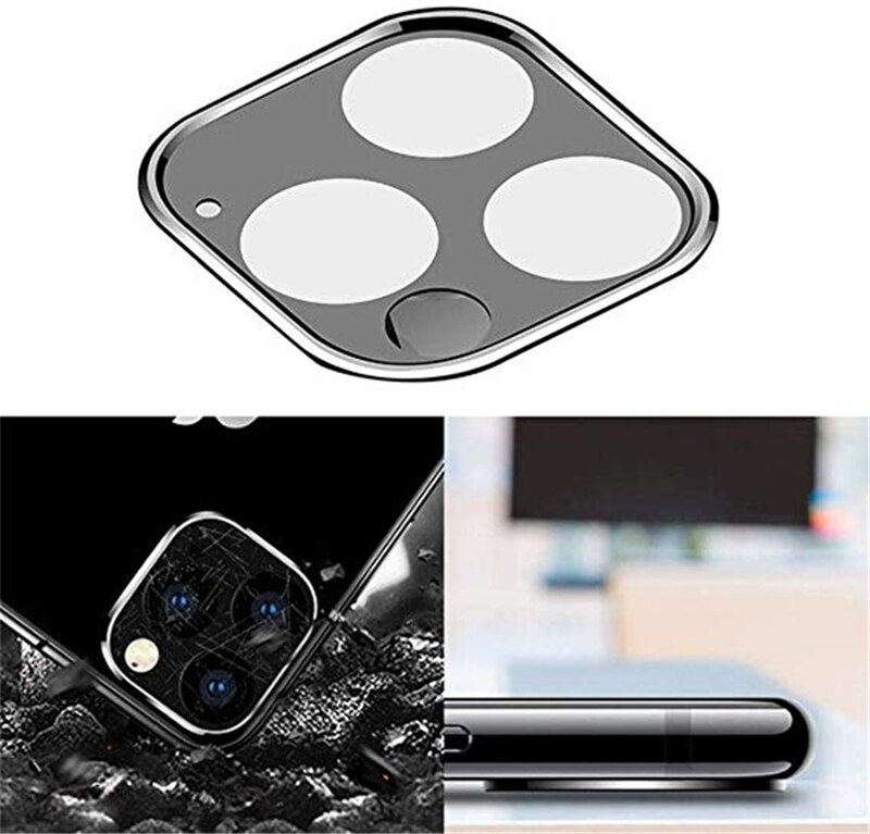 Metall Rahmen Glas Objektiv Protector für IPhone 11 Pro Max 11Pro Handy Kamera Zurück Objektiv Stoßstange Webcam Abdeckung zubehör