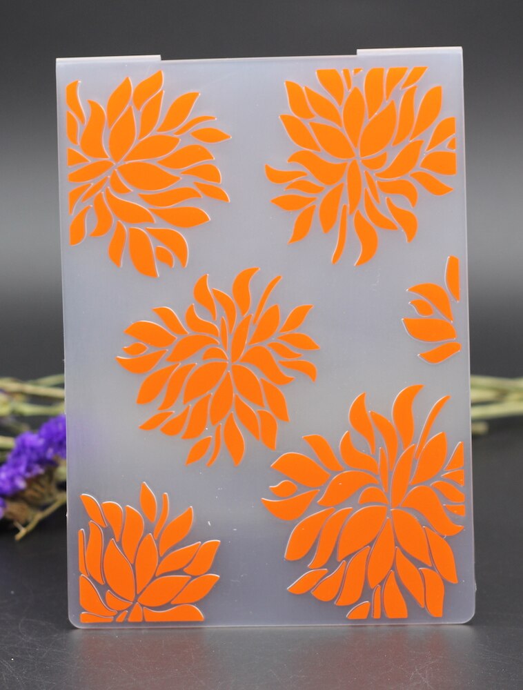 PLASTIC EMBOSSING FOLDERS flower romantic sunflower DIY scrapbook album card packing decoration cutting dies paper craft
