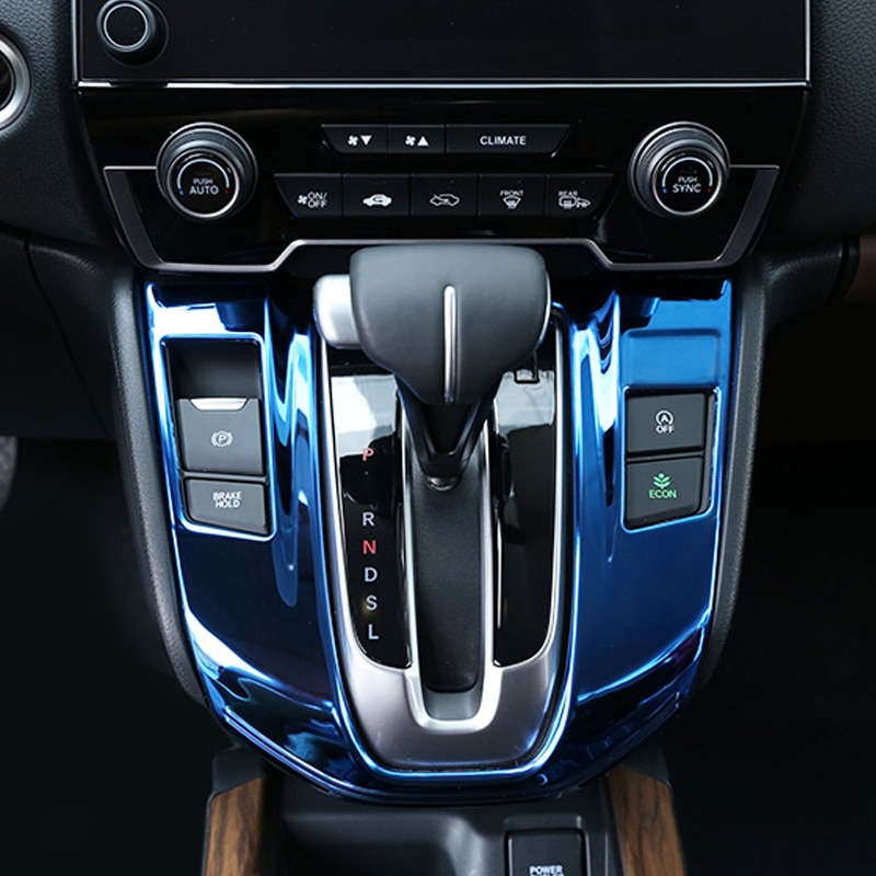 Car gear box interior decoration patch cover For Honda CRV CR-V accessories CarStyling