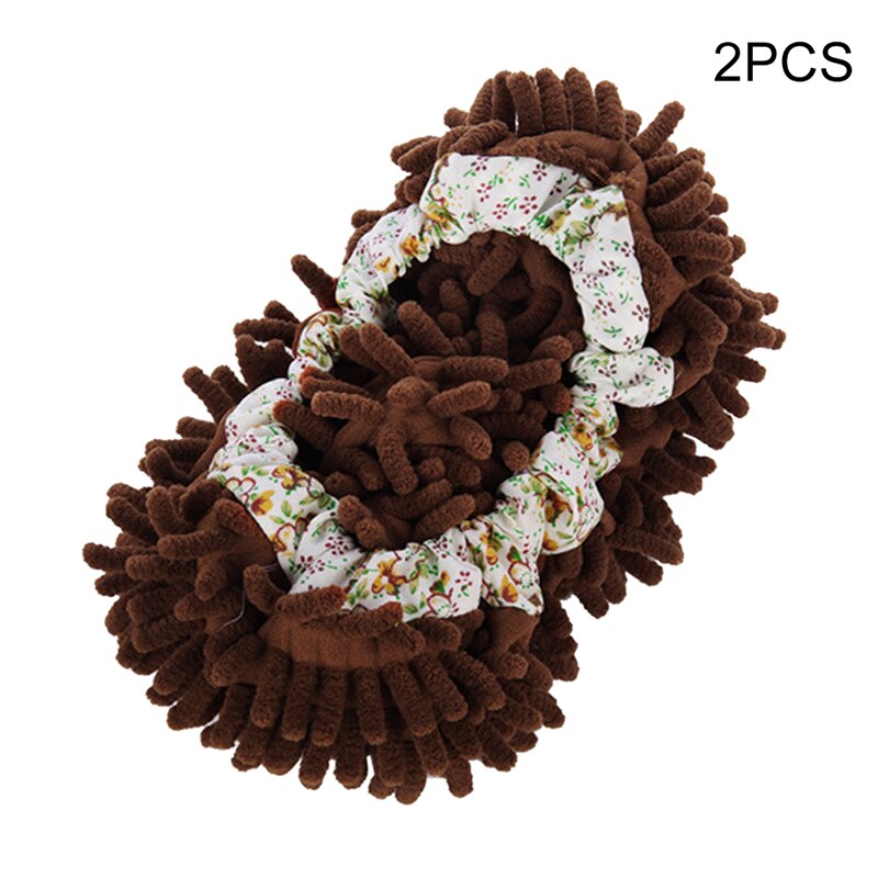 Ochine squeeze mop vloerreiniging verwijderbare en wasbare slippers luie dweil slippers vloerreinigingsslippers: F