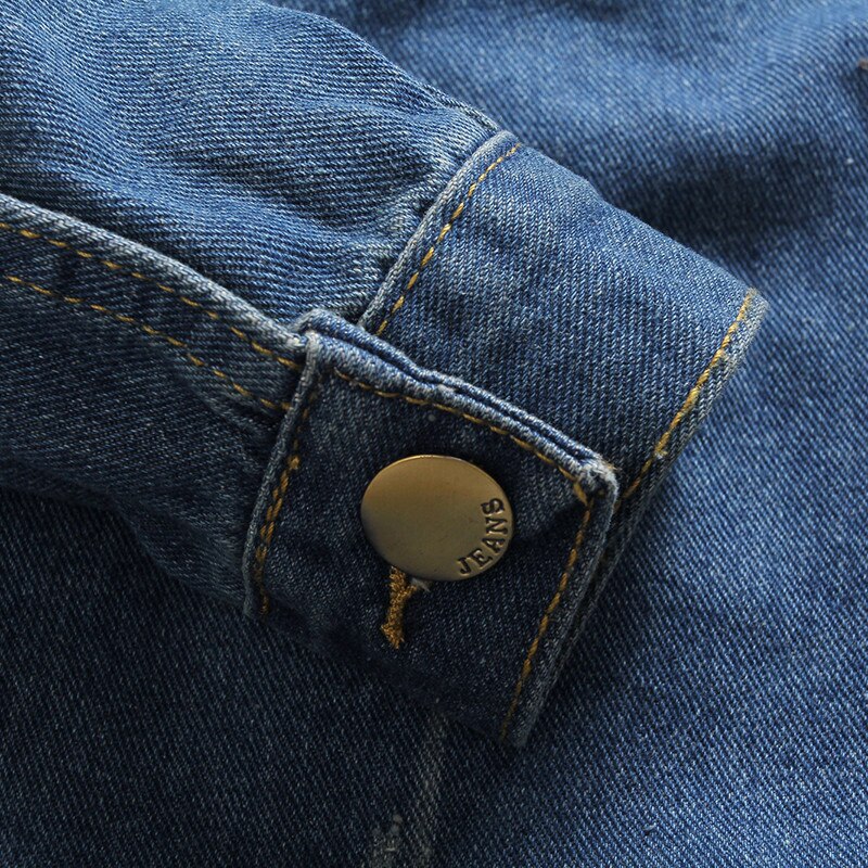 VERSMA schlank passen Shirt Jeans für Männer Baumwolle Camisa Hemd Jeanshemd Männer britisch Stil lang Ärmel Denim Jacke Bluse 4XL