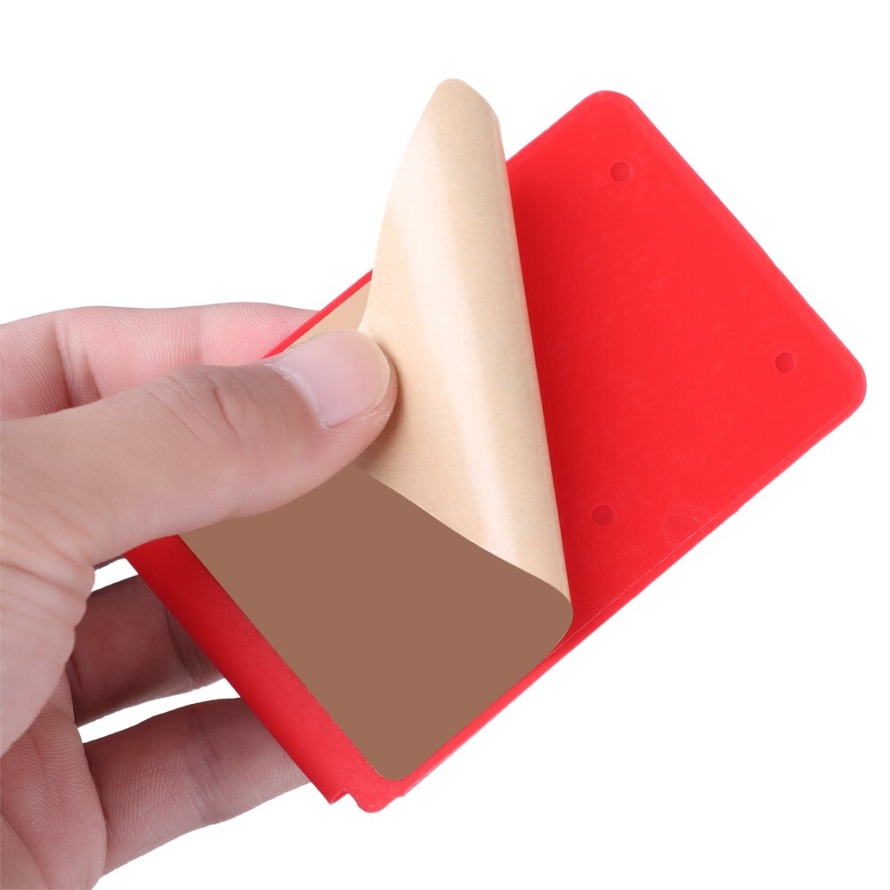 1PC Adhesive Silicone Phone Wallet Back Stick-on Credit Card Holder Snap Pocket Phone Stand Smart Phone