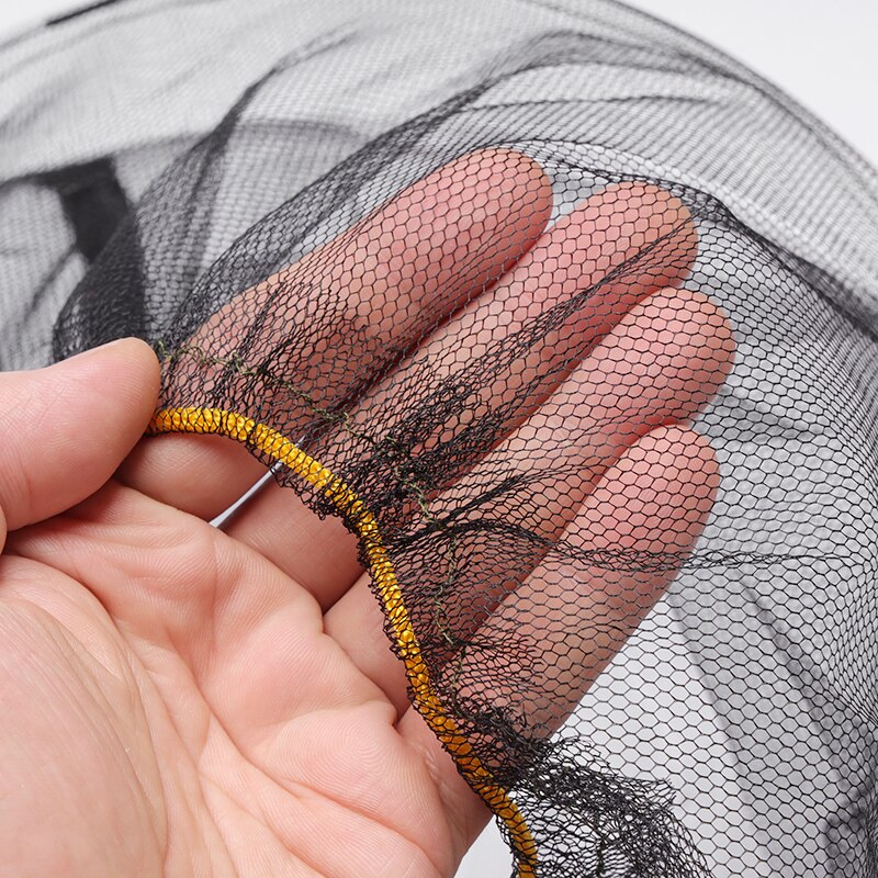 Apicoltura Cappello Bianco Netto Testa Viso cappuccio di Protezione Della Rete Della Maglia Viso Apicoltura Attrezzature Api anti-morso di Zanzara Velo all'aperto