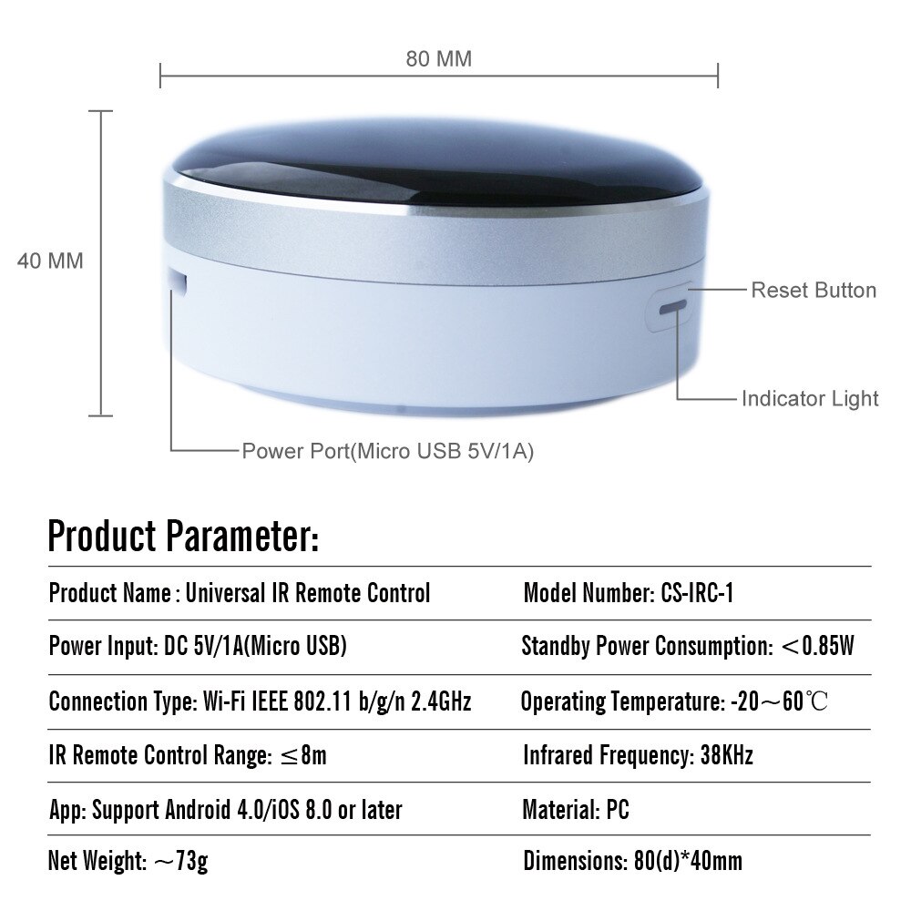 Wifi+ir smart universel intelligent smart kontrol automation smart life home control tuya app virker for google assistent alexa