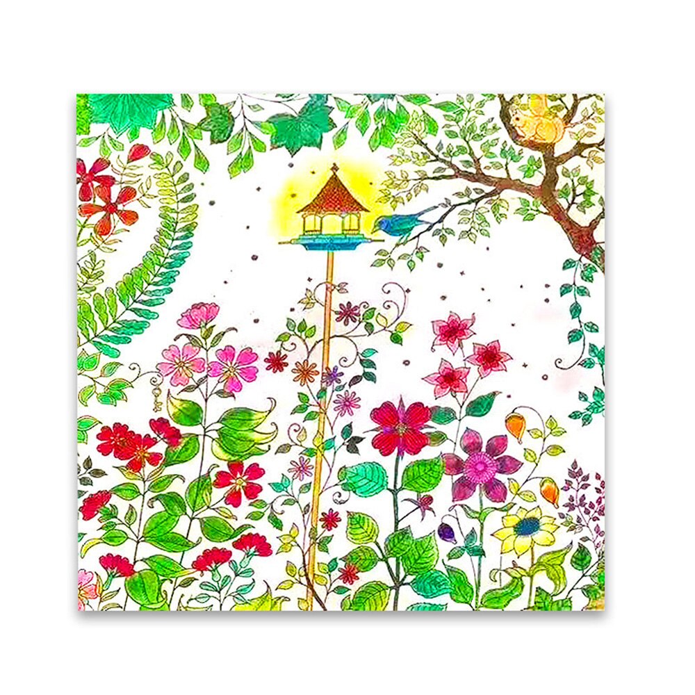 Color Pencil Coloring book Pupils Children's Graffiti Drawing Book Picture Book Hand-Painted