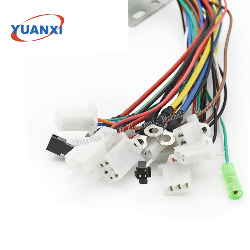 Electric battery car controller 48V/60V/72V 27A 500W brushless intelligent two tricycles universal