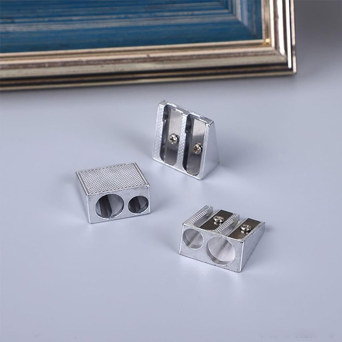 Magnesium Puntenslijper, Kum Magnesium Puntenslijper, Kum 2 Gaten Puntenslijper Magnesiumlegering Wigprofiel, Metalen Pen