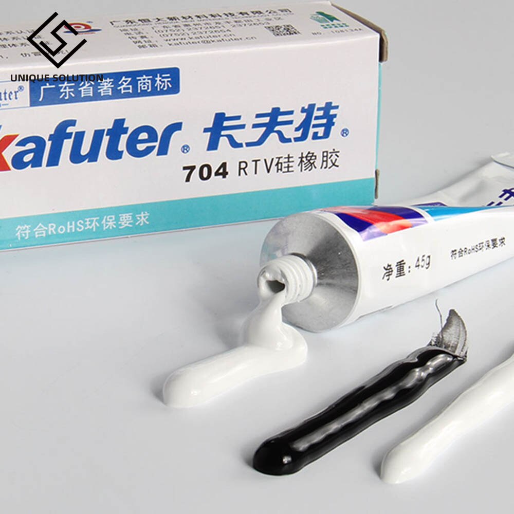 45G Voor Kafuter Siliconen Industriële Lijm K-704 705 704B Rtv Siliconen Rubber Wit Zwart Transparante Lijm