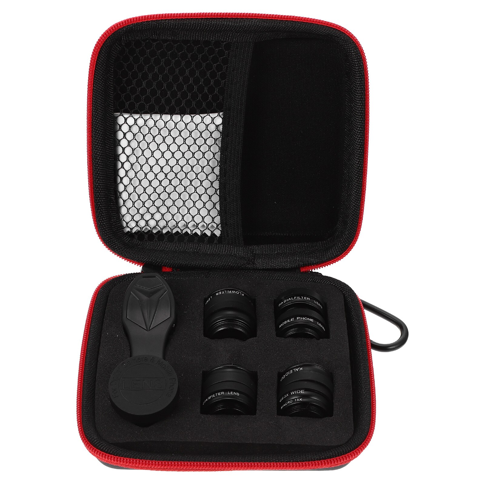 1 Set Draagbare 10 In 1 Groothoek Professionele Lens Clip Voor Mobiele Telefoon