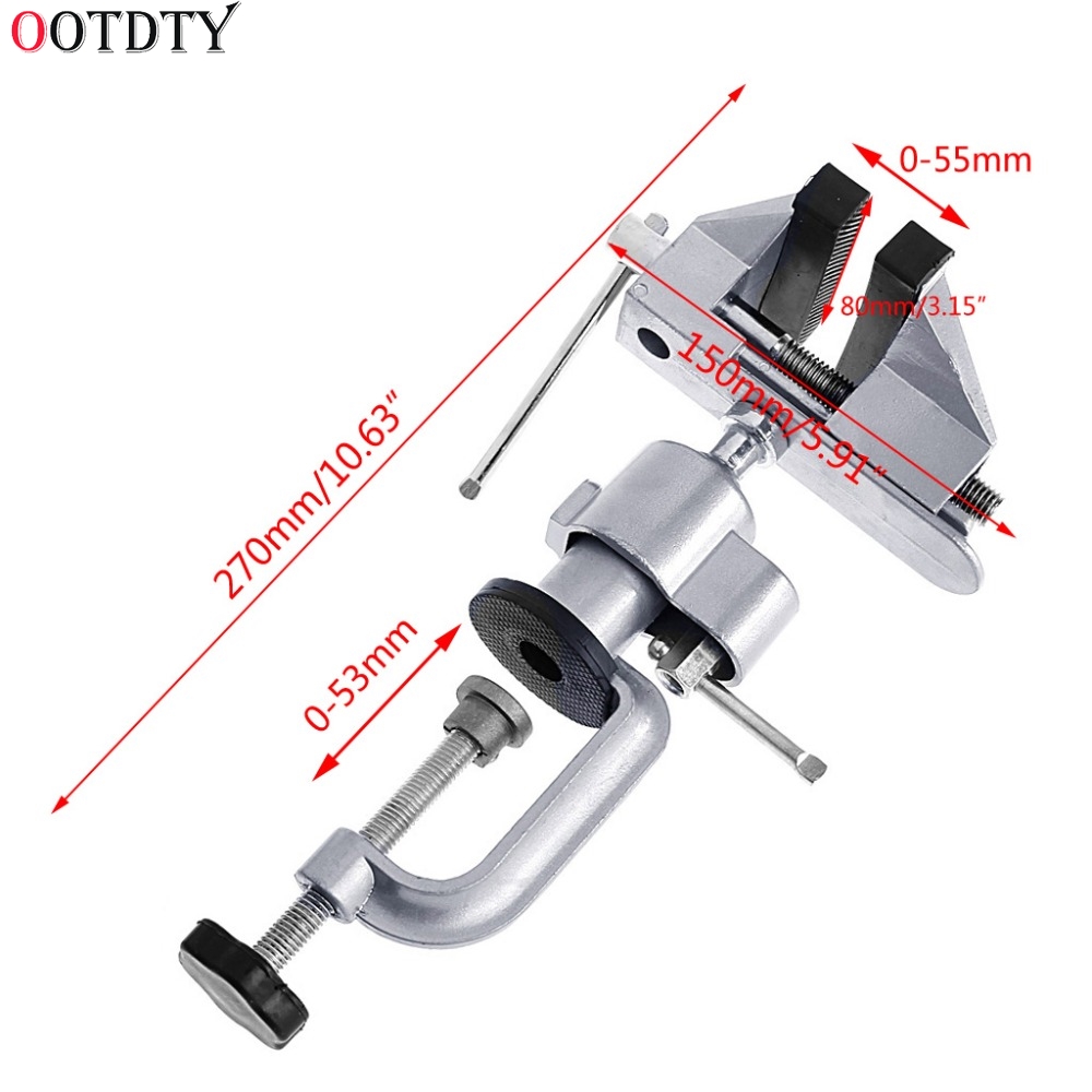 Ootdty Mini Vise Tool Aluminium Kleine Juweliers Hobby Klem Op Tafel Bench Vice Draaibank