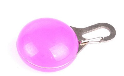 Collier lumineux pour chiens bon marché | N06, pendentifs pour chiens de compagnie, collier à Led clignotant, accessoires lumineux, Para Cachorro bibelots pour animaux: Rose