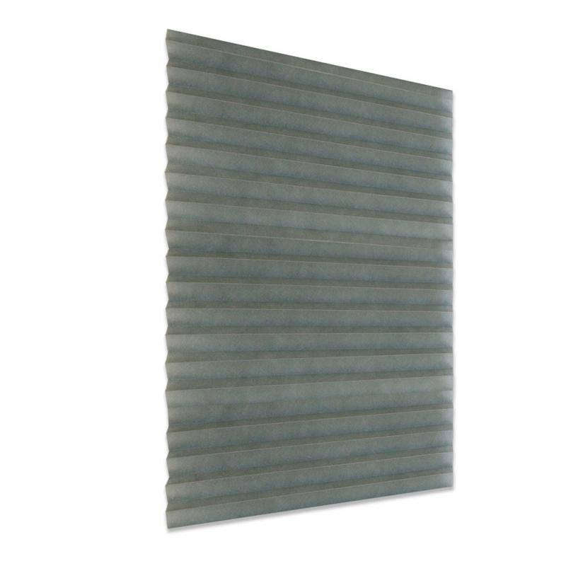 Pleated Blinds Half Self-Adhesive Blackout Windows Curtains for Bathroom Kitchen Balcony Shades Office Lliving Room Blind #: coffee / 90X180 cm