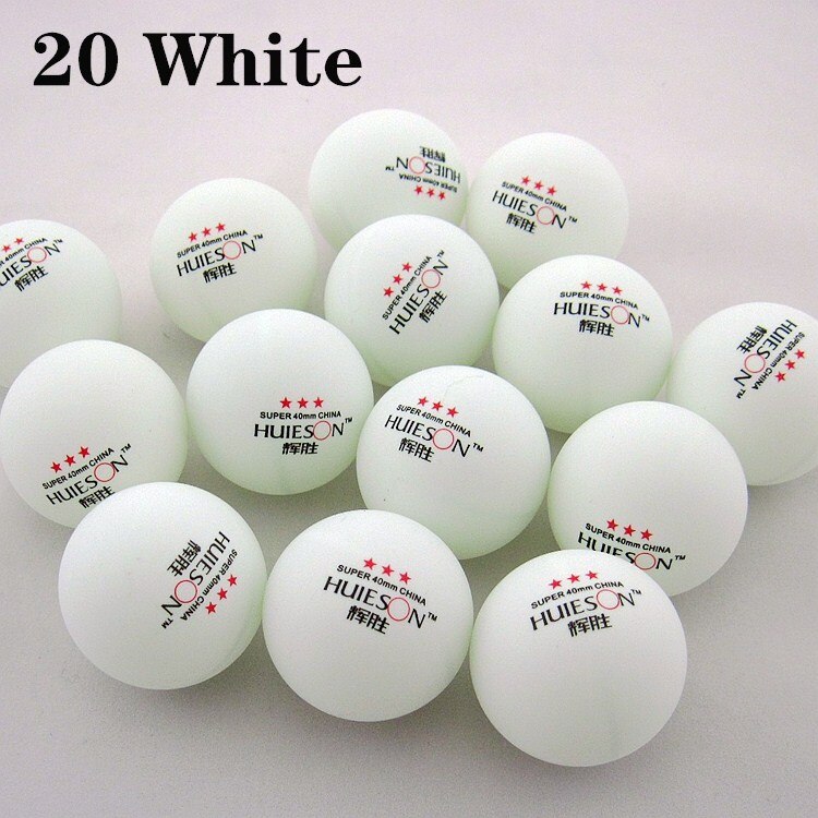 Pelotas de tenis de mesa para Amateur, Pelotas de Ping Pong de nivel de 3 estrellas, 25, 50 y 100 Uds., 40mm, 2,8g, color blanco y naranja, entrenamiento avanzado: 25 White