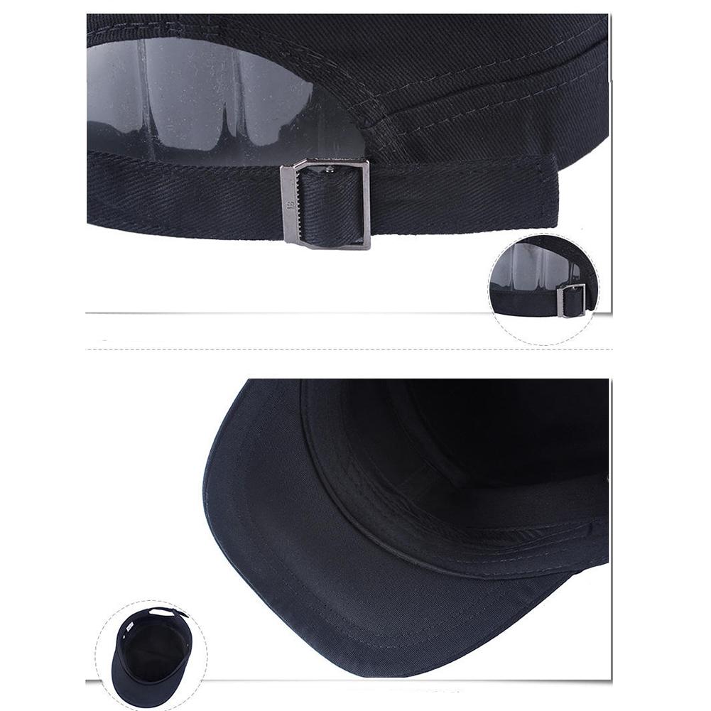 Mode Mannen Effen Kleur Platte Pet Outdoor Zon Bescherming Baseball Hoed Hiphop Uitgerust Cap Hoeden Voor Mannen Vrouwen slijpen