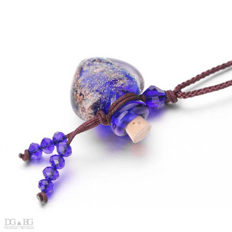 Soul Hanger Essentiële Olie Diffuser Fles Mini Urn Hartvormige Ketting Huisdier Crematie Asgrauw Aandenken Hond Kat Gedenkteken