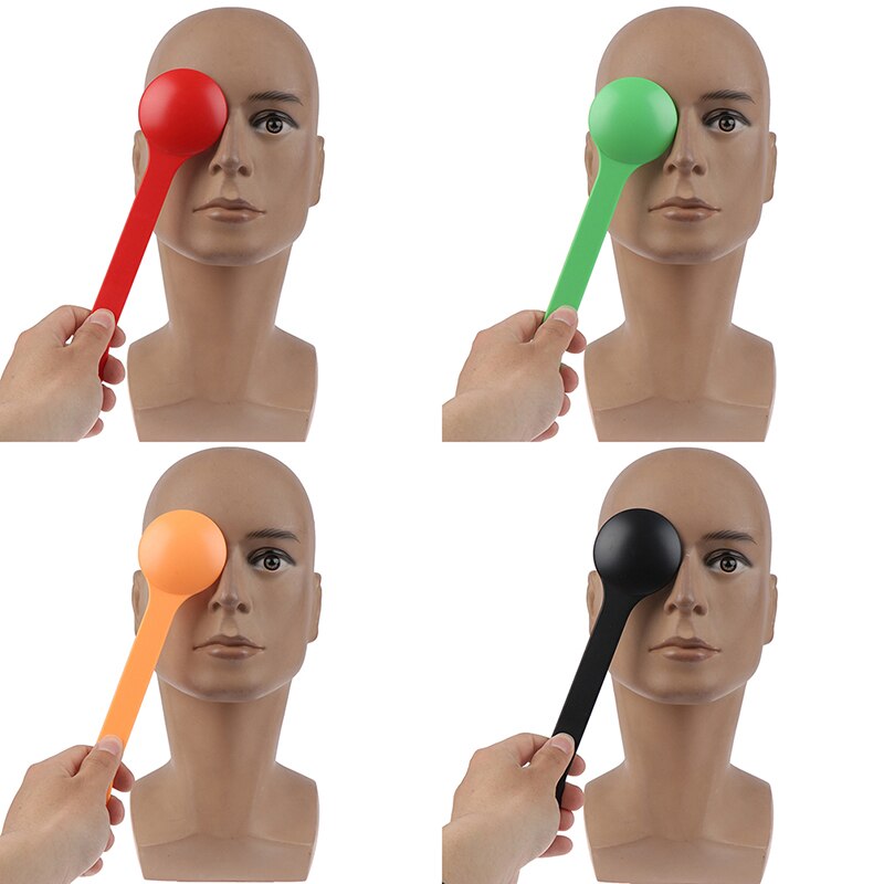 Eye Occluder Professionele Handheld Optometrie Tool Eye Occluder Blok Plaat Voor Vision Test Gezichtsvermogen Examen Oogzorg 1Pcs