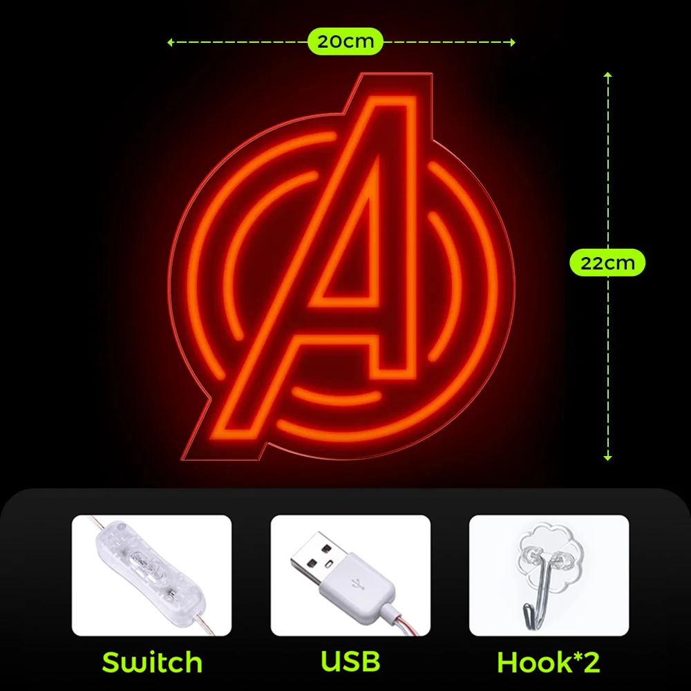 LED Neon- Zeichen Zimmer Dekor Neon- Zeichen Für Zauberstab Dekoration Schlafzimmer LED Für freundlicher Nachtlicht Geburtstag Halloween Dekoration: Natürliche Licht