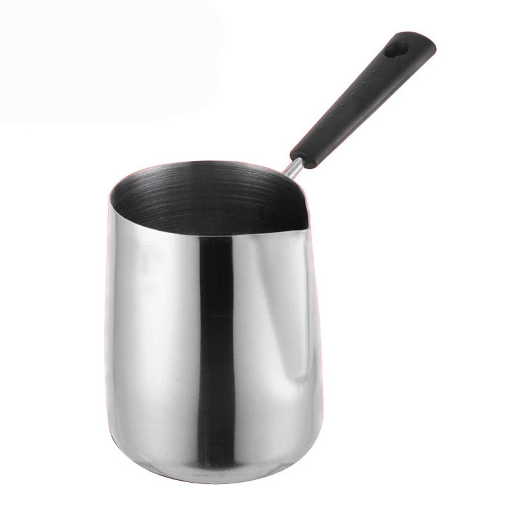 Rostfritt stål handtag vax smältdegel gör det själv ljus tvål smältgryta doftvax smälter metall kaffe toroid kanna latte kanna