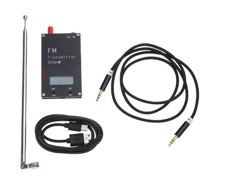 2000 m FM transmitter digital display 0.5W 500mW stereo 76-108M DSP radio Campus Radio station Auto Parts