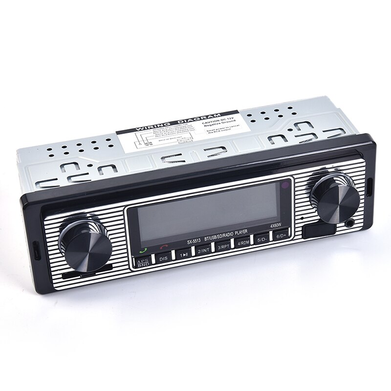 Bluetooth Retro Car Radio MP3 Player Stereo USB AUX Classic Car Stereo-Audio