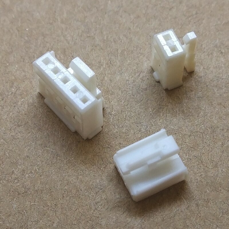 20PCS HY 2.0mm pitch plastic shell connector plug terminal housing 2P /3/4/5/6/7/8P with latch