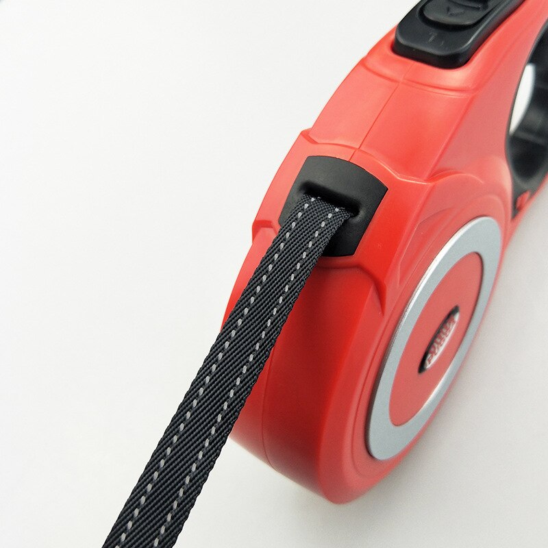 Pugga 5m / 8m flexi hondenriem, intrekbare hondenriem, trekkoord voor honden, automatisch uitschuifbaar, reflecterende wandelhondenriemen