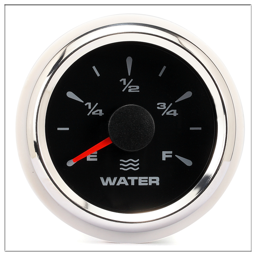 Digital Water Level Gauge Indicator fit Boat Tank Ship Vessel Car Vessel with 7 color Backlight 52mm 9V 32V