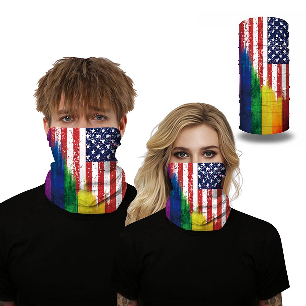 25*50cm bandana unisex sjaal outdoor bedrukt gaiter rijden dubbelzijdig: 5