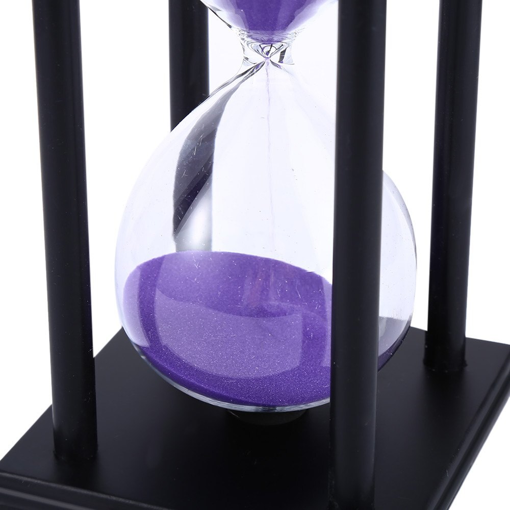 60 Minutes Hourglass Sand Timer for Kitchen School Modern Wooden Hour Glass Sandglass Sand Clock Tea Timers Home Decoration