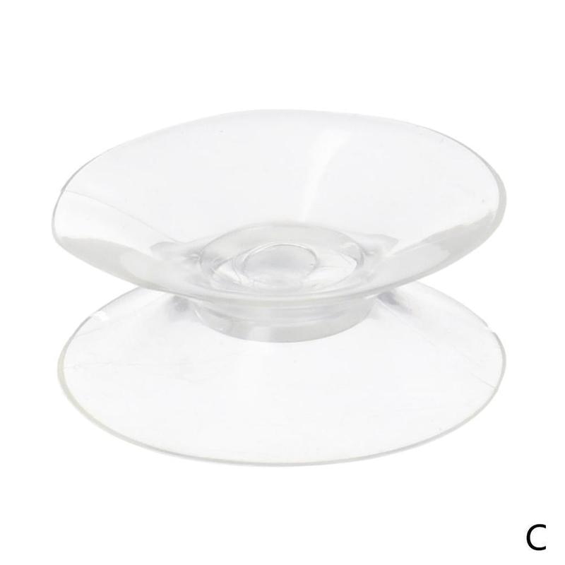 1pcs Double-sided Suction Cup 25/30/35/50mm Food Grade PVC Plastic Non-marking Round Suction Cup For Glass Sucker Pads: 35mm
