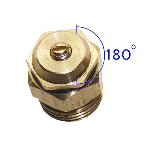 25pcs brass nebulizer 180 degree refraction nozzle agricultural irrigation irrigated plant 90 degrees Sprayer nozzle: Default Title