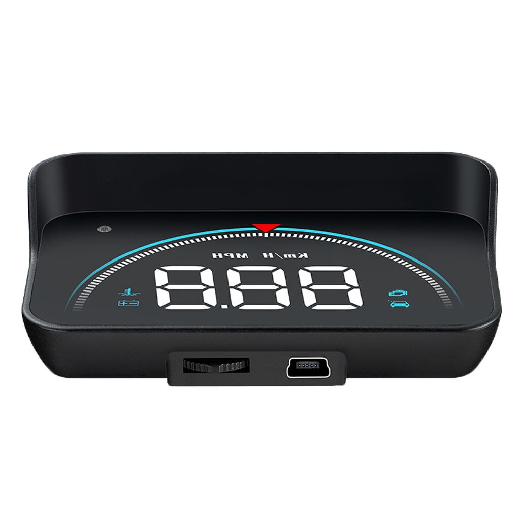 Velocímetro Digital M8 para coche, odómetro, pantalla frontal, alarma de advertencia de exceso de velocidad, HUD