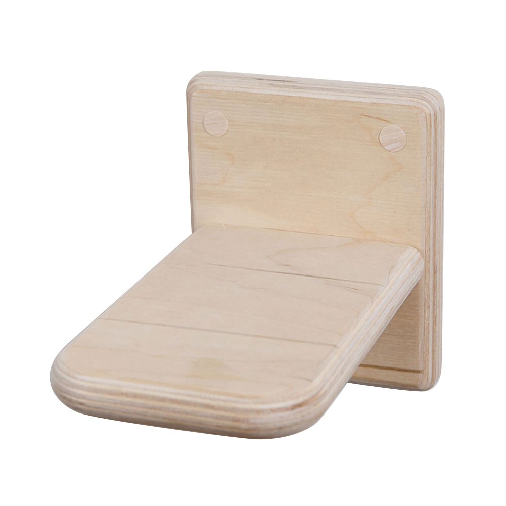 3PCS Cat Wall Frame DIY Cat Climbing Ladder Pine Opening Cat Jumping Platform Springboard Solid Wood Wall-mounted