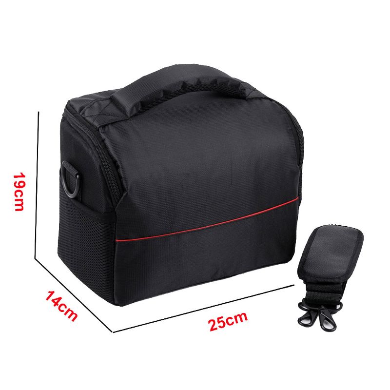 Bolsa tipo bandolera de nailon impermeable para cámara Estuche de transporte para Canon EOS 77D 70D 80D 4000D 2000D 5D Mark IV III 60D 6D 7D II